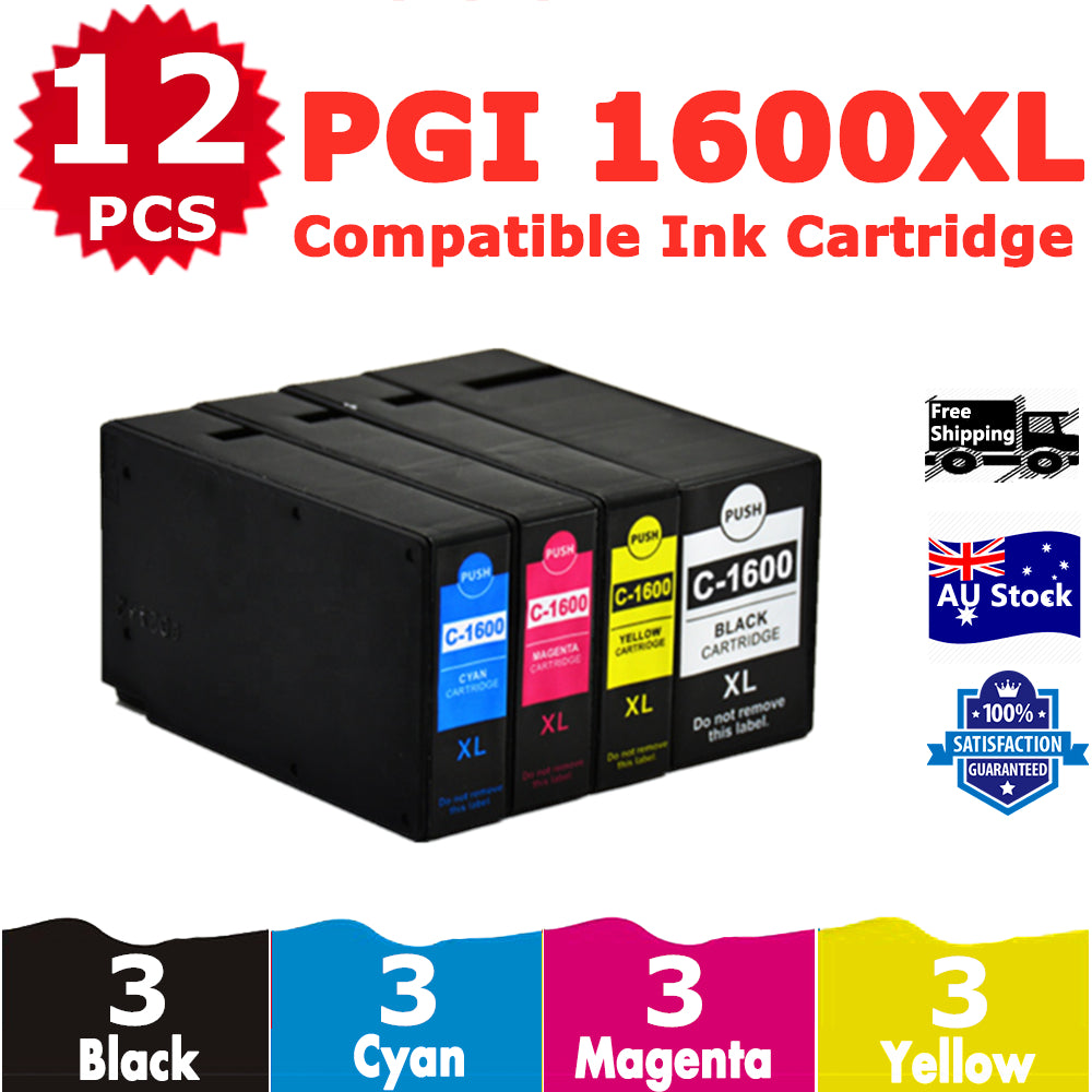 20 Pack InkSales Compatible Canon PGI1600XL PGI-1600XL Ink Cartridge  (8BK,4C,4M,4Y)