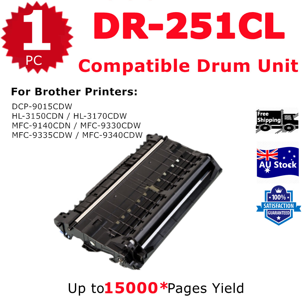 1 Pack InkSales Brother DR-251L Compatible Drum Unit