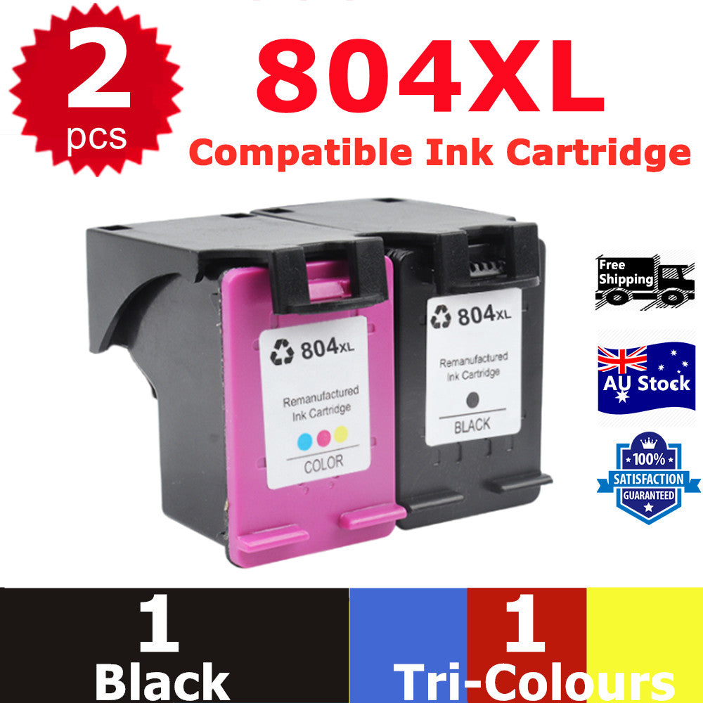 2x NoN-OEM HP804XL 804XL HP804 Ink For HP ENVY 6220 6222 7120 7820 7822 TANGO