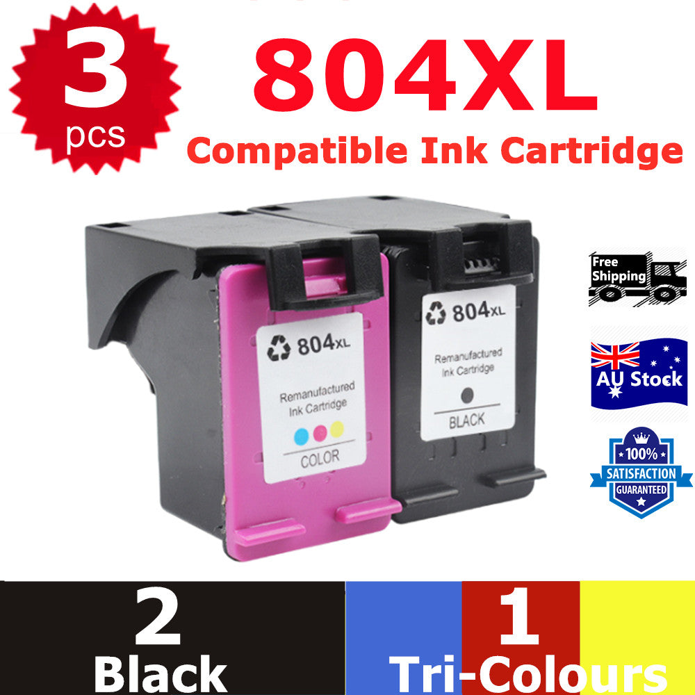 3x Generic HP804XL 804XL HP804 Ink For HP ENVY 6220 6222 7120 7820 7822 TANGO X