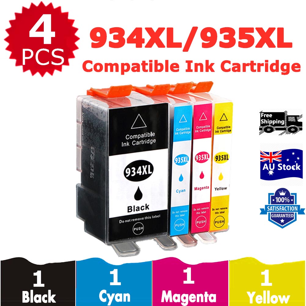 4 Pack InkSales Compatible HP 934XL 935XL C2P23AA C2P24AA C2P25AA C2P26AA Ink Cartridge  (1BK,1C,1M,1Y)