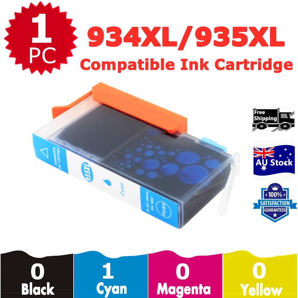 1 Pack InkSales Compatible HP 935XL C2P24AA Cyan Only Ink Cartridge  (1C)