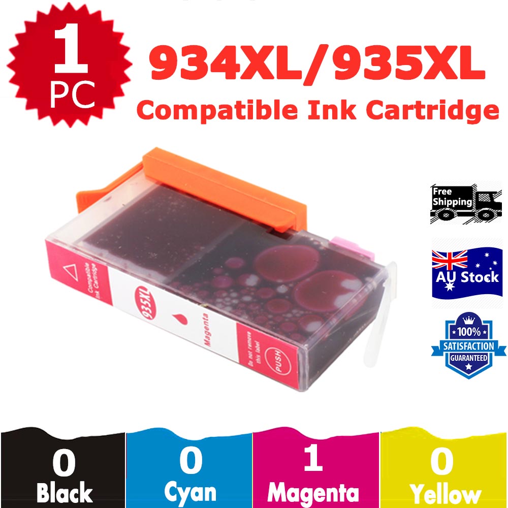 1 Pack InkSales Compatible HP 935XL C2P25AA Magenta Only Ink Cartridge  (1M)