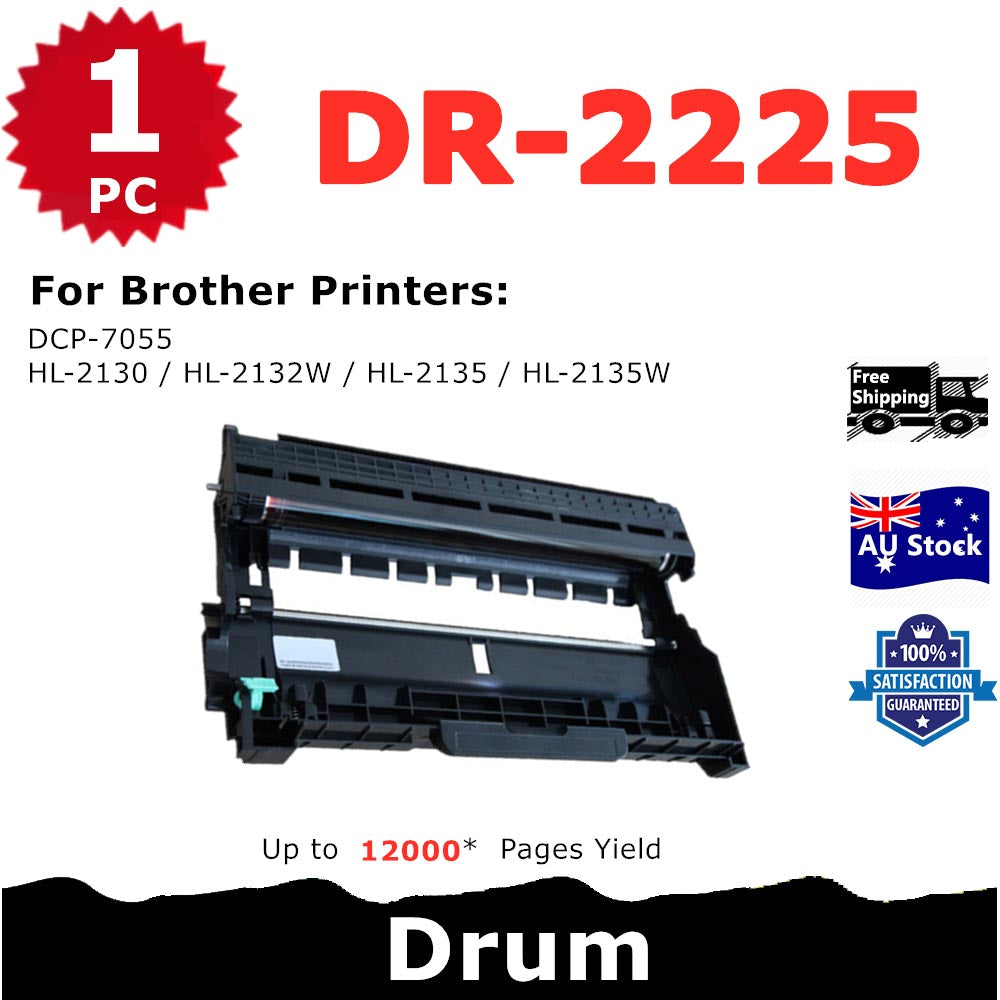 1 Pack InkSales Brother DR2225 DR-2225 Compatible Drum Unit