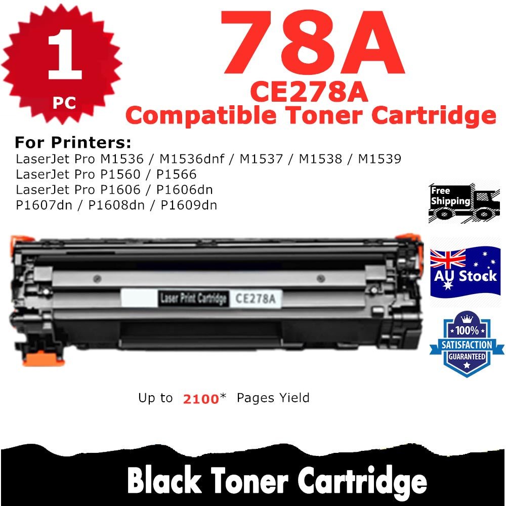 1 Pack InkSales HP CE278A 78A Compatible Toner Cartridge  (1BK)