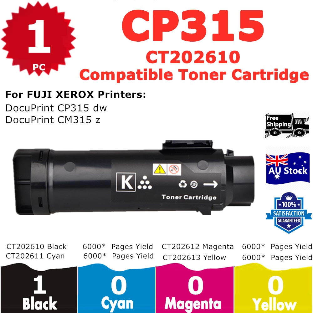 1 Pack InkSales Xerox CP305 CM305 CT201633 Cyan Only Compatible Toner Cartridge  (1C)